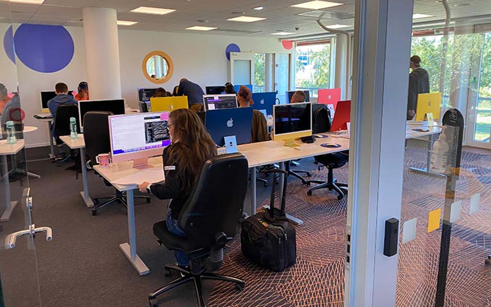 Grit:lab vy över lokalerna