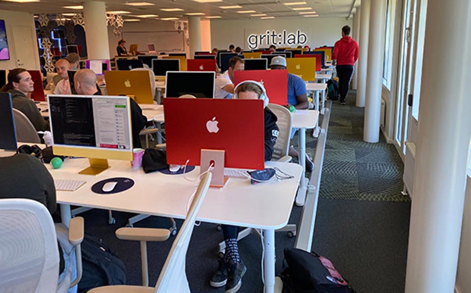 Grit:lab vy över lokalerna