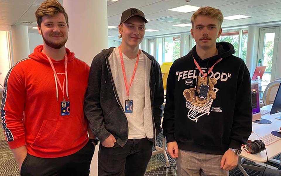 William Egenfelt, Viktor Thörnroos och Anton Wiklund