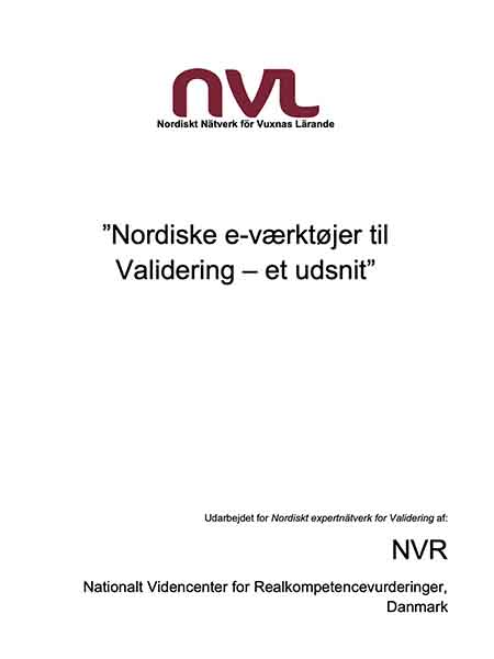 Nordiske e-værktøjer til validering – et udsnit