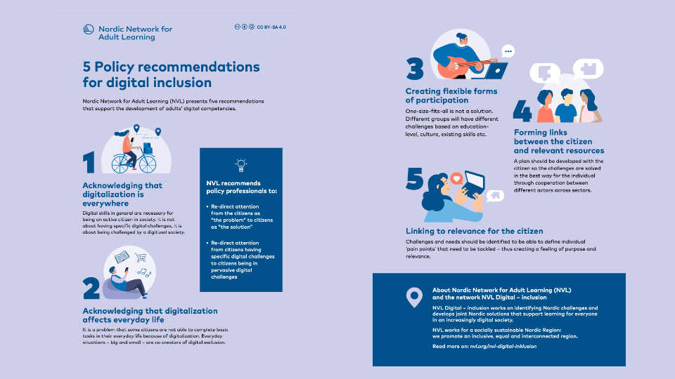 5 Policy recommendations for digital inclusion 5 Policy recommendations for digital inclusion