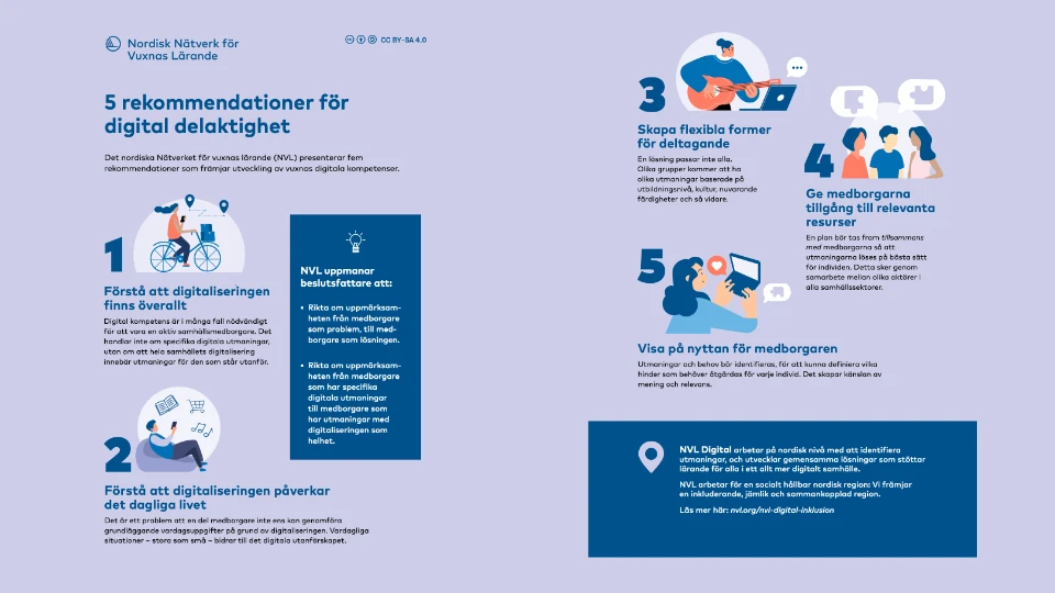 5 Policy rekommendationer för digital inkludering 5 Policy rekommendationer för digital inkludering