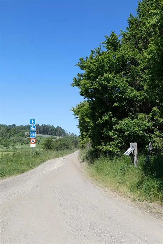Mogenstrup Grusgrav- Blankavej Cykelrutten skapades