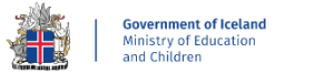 Goverment of Iceland - Ministry of Eduction and Children Logo