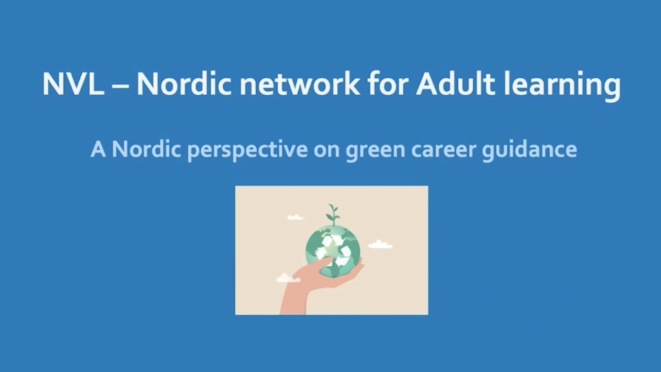 A Nordic perspective on green career guidance A Nordic perspective on green career guidance