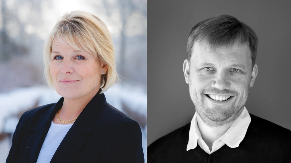 Agnetha Kronqvist och Helgi Þorbjörn Svavarsson är koordinatorer i NVL:s nätverk för validering och vägledning. Medelålders kvinna och man