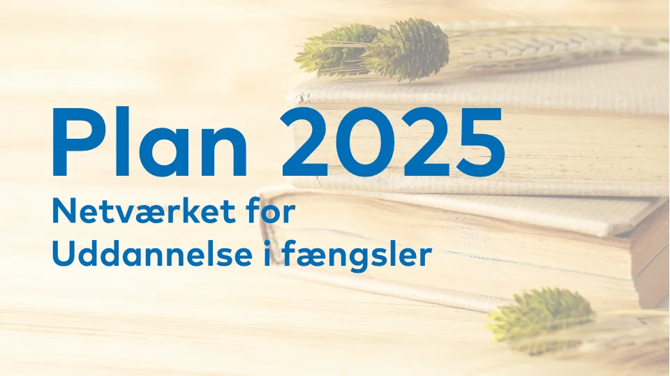 Verksamhetsplan 2025 – Uddannelse i fængsler Verksamhetsplan 2025 – Uddannelse i fængsler